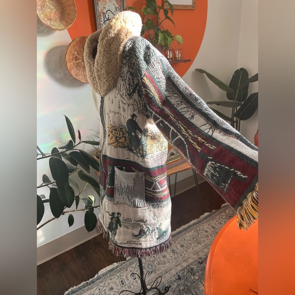 HANDMADE CHRISTMAS COAT! ONE OF A KIND! - Picture 2 of 6
